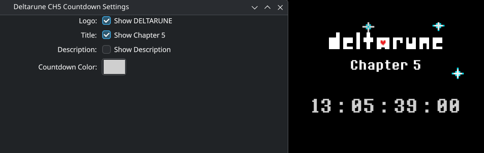 Deltarune Chapter 5 Countdown - KDE Store