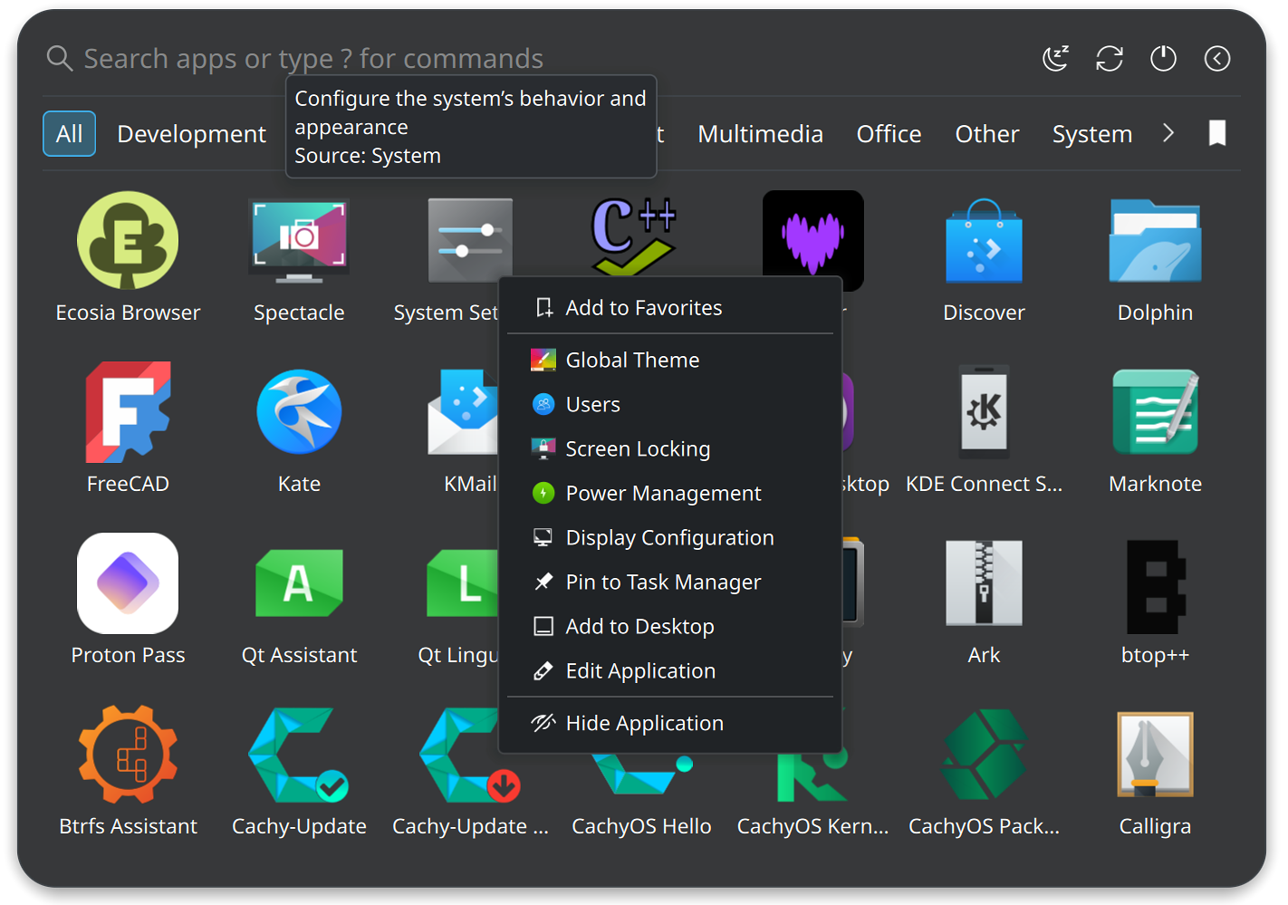 AppGrid - Application Launcher - KDE Store