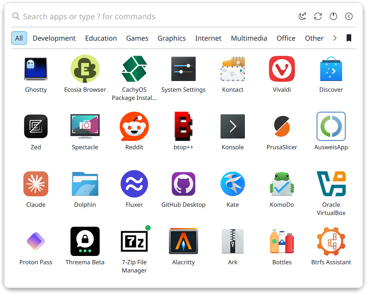 AppGrid - Application Launcher - KDE Store