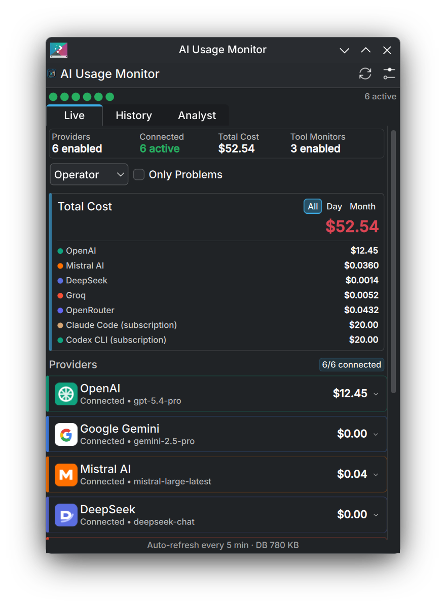 AI Usage Monitor Plasma - OpenDesktop.org
