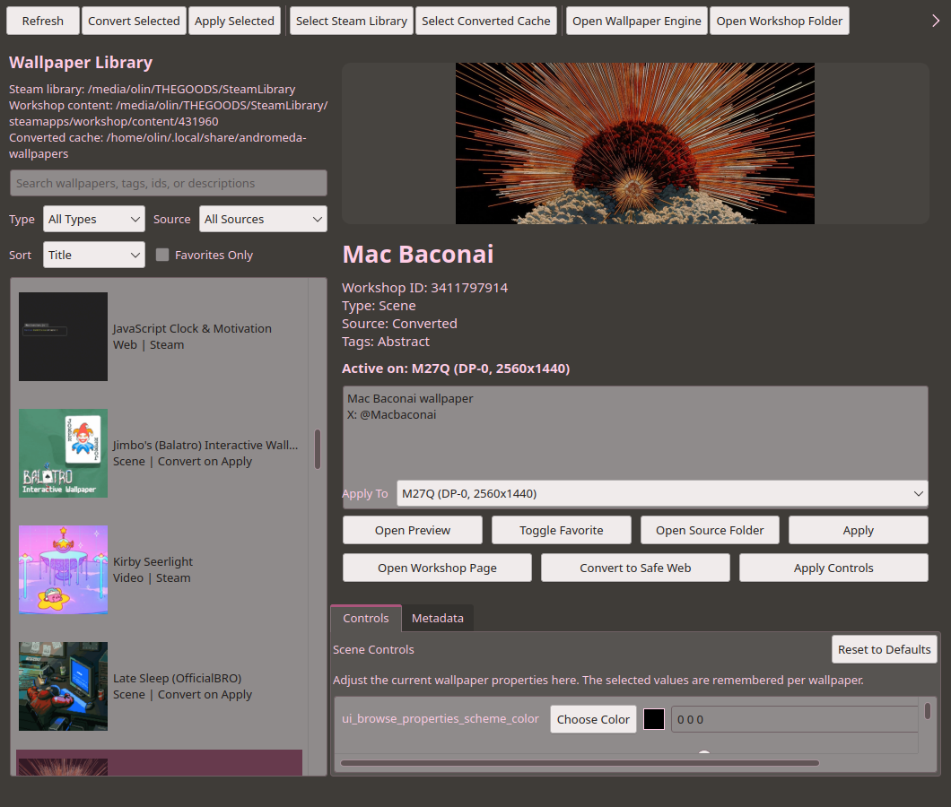 Workshop Wallpaper Bridge - Wallpaper Engine for KDE - KDE Store