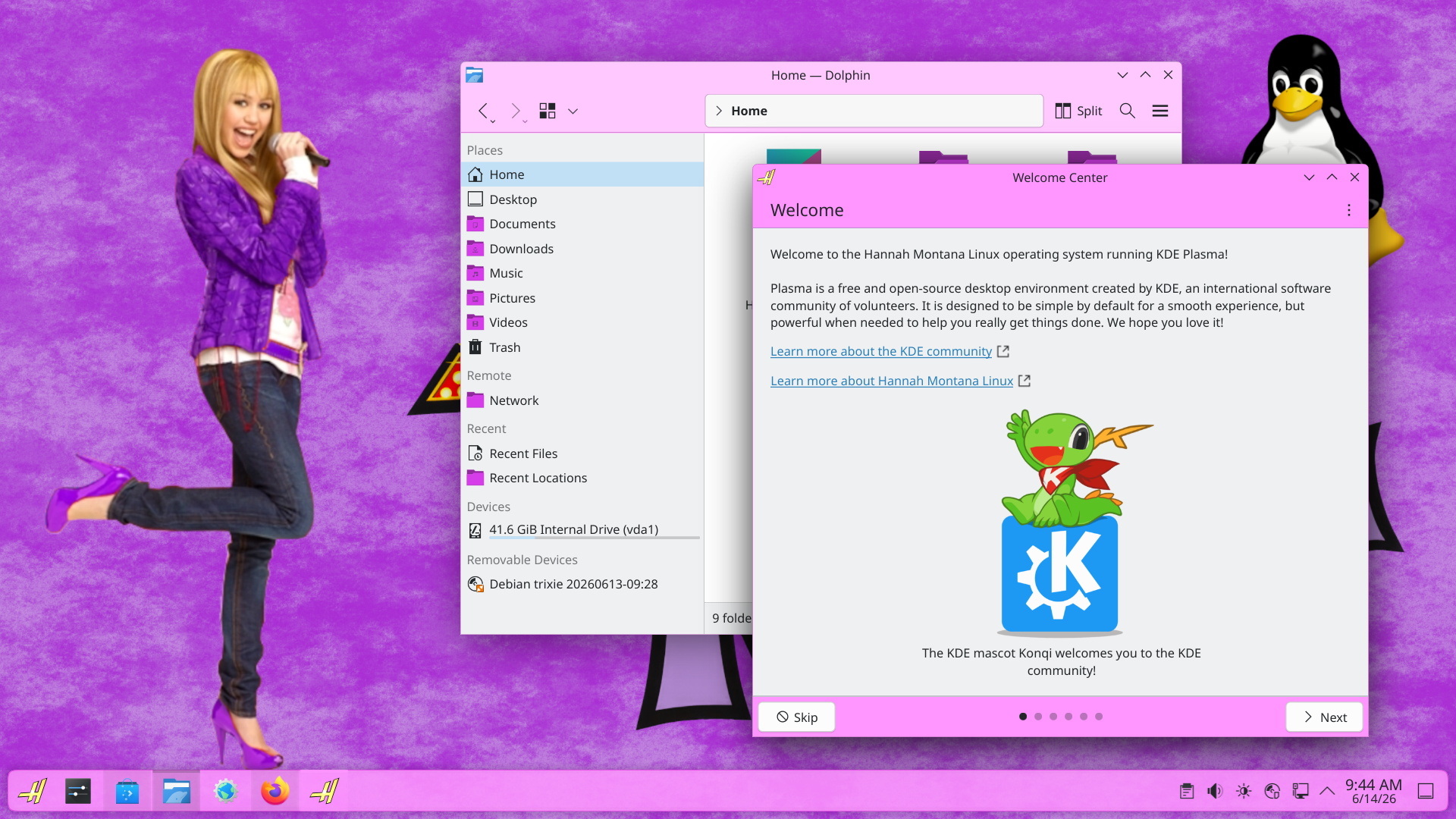 Hannah Montana Taskbar - KDE Store